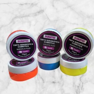 Tinta serigráfica cubritiva flúo x70cc Skalatex