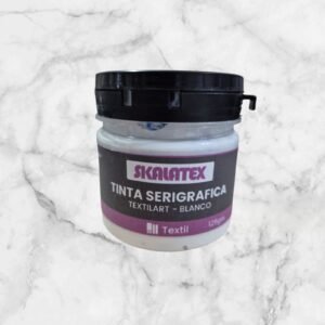 Tinta serigráfica textilart Blanca x125cc Skalatex