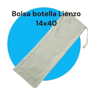 Bolsa Botella Lienzo 14x40