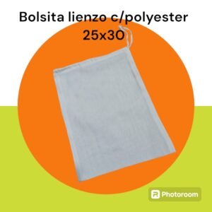 Bolsita Polyester 25x30