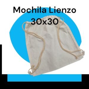 Mochila Lienzo 30x30