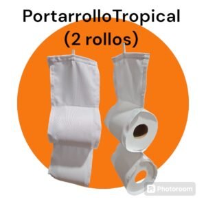 Portarrollo Tropical Blanco