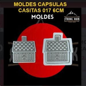 Molde Capsula Casitas 017 6cm