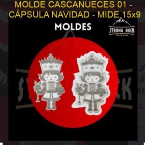 Molde Cascanueces 01 - Cápsula Navidad - 15x9