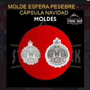 Molde Esfera Pesebre - Cápsula Navidad
