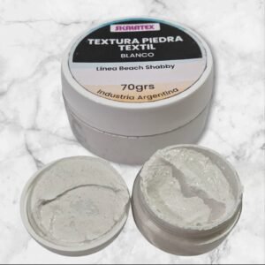 Textura Piedra Textil - Blanco