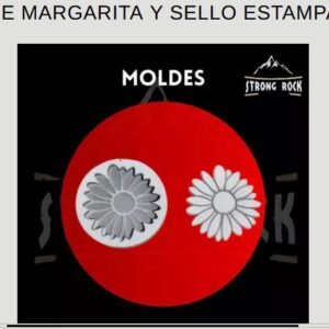 Molde Margarita y sello estampador