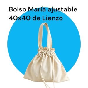 Bolso María Ajustable 40x40 de Lienzo