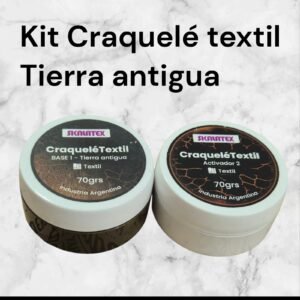 Kit Craquelé Textil - Tierra Antigua