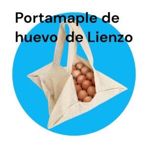 Portamaple de huevo de Lienzo