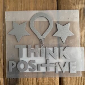 2 TransferCOLOR 3D plata THINK POSITIVE II