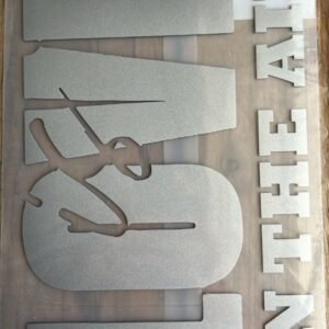 4 TransferCOLOR 3D plata LOVE