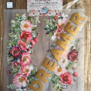 6 TransferCOLOR MIX 3D oro DREAMER - FLORES