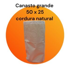 Canasto Grande 50x25 Cordura Natural