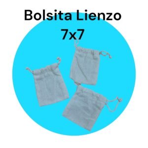 Bolsita Lienzo 7x7