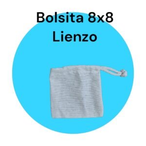 Bolsita lienzo 8x8